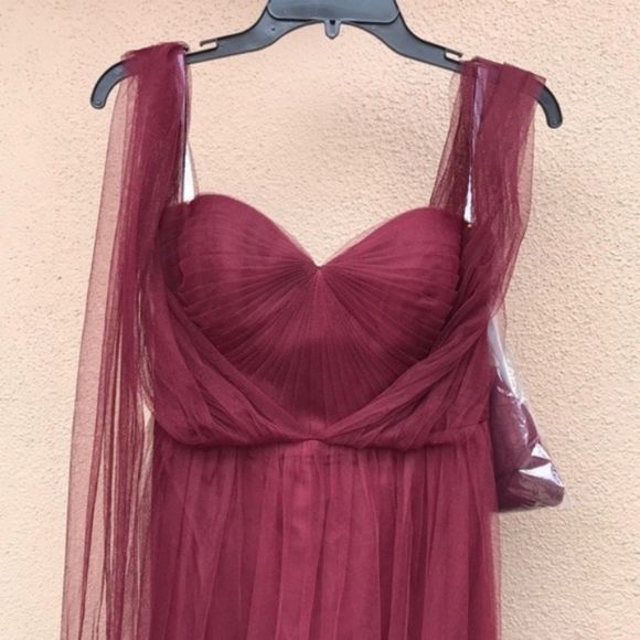 JENNY YOO Annabelle Convertible Tulle Column Dress - Picture 3 of 6